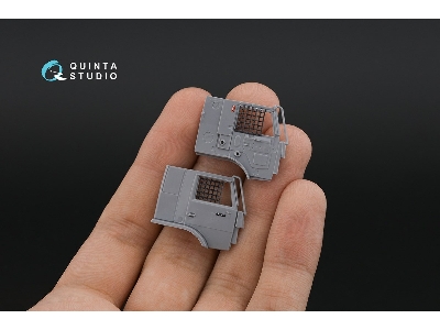 Kamaz-43509 - 3d-printed & Coloured Interior (For Zvezda Kits) - zdjęcie 9