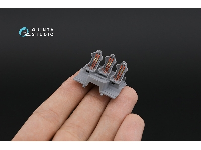 Kamaz-43509 - 3d-printed & Coloured Interior (For Zvezda Kits) - zdjęcie 13
