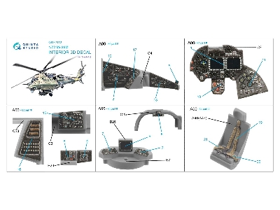 Mil Mi-35 M - 3d-printed & Coloured Interior (For Zvezda Kits) - zdjęcie 11