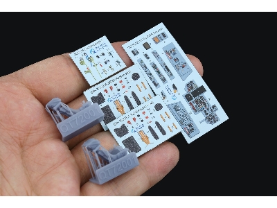 Sukhoi Su-24 M - Interior 3d Decal With 3d-printed Resin Parts (For Zvezda Kits) - zdjęcie 3