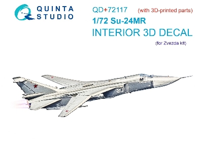Sukhoi Su-24 Mr - Interior 3d Decal With 3d-printed Resin Parts (For Zvezda Kits) - zdjęcie 2
