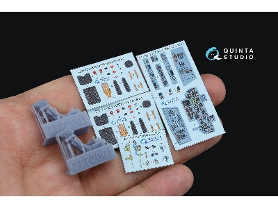Sukhoi Su-24 Mr - Interior 3d Decal With 3d-printed Resin Parts (For Zvezda Kits) - zdjęcie 3