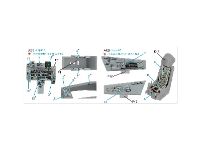 Mig-29 A (Nato) - 3d-printed & Coloured Interior (For Trumpeter / Ibg Models Kits) - zdjęcie 12