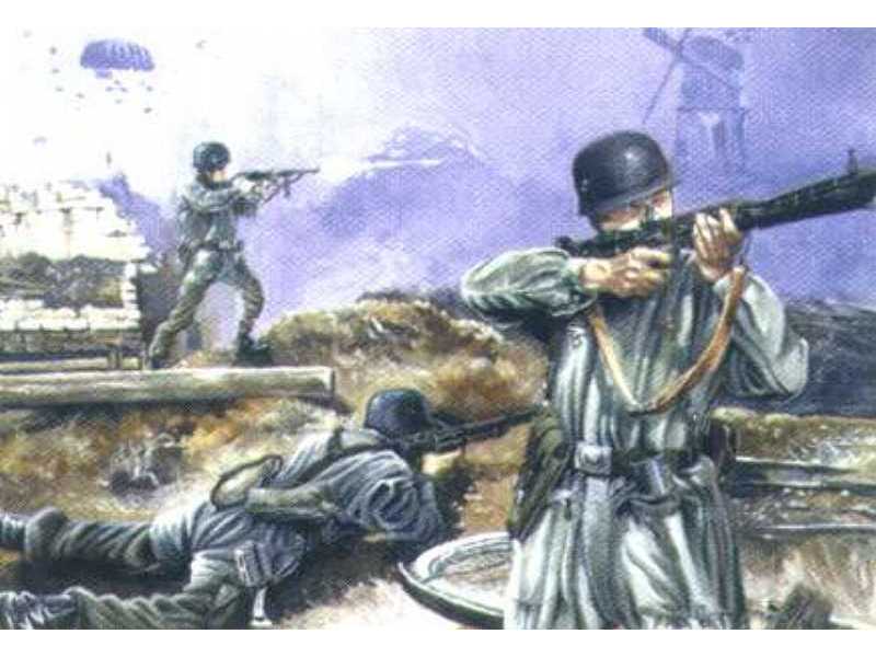 Figurki - PARACHUTISTES ALLEMANDS - zdjęcie 1 Figurki - PARACHUTISTES ALLEMANDS - zdjęcie 1