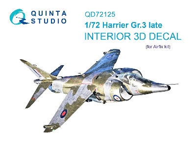 Harrier Gr.3 Late - 3d-printed & Coloured Interior (For Airfix Kits) - zdjęcie 2