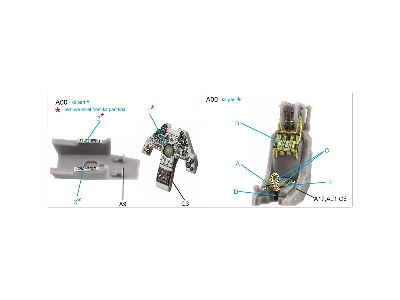 Mcdonnell Douglas Av-8 A Early - 3d-printed & Coloured Interior (For Airfix Kits) - zdjęcie 11