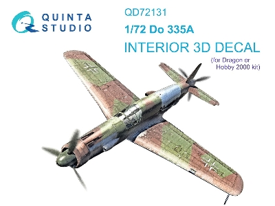 Dornier Do 335 A - 3d-printed & Coloured Interior (For Dragon / Hobby2000 Kits) - zdjęcie 2