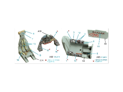 Dornier Do 335 A - 3d-printed & Coloured Interior (For Dragon / Hobby2000 Kits) - zdjęcie 10