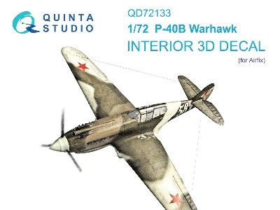 Curtiss P-40 B - 3d-printed & Coloured Interior (For Airfix Kits) - zdjęcie 2