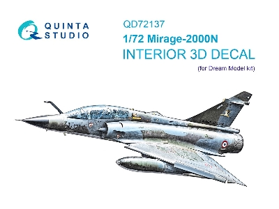 Dassault Mirage 2000 N -3d-printed & Coloured Interior (For Dream Model Kits) - zdjęcie 2