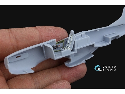 North American P-51 D Mustang Early - 3d-printed & Coloured Interior (For Airfix Kits) - zdjęcie 8