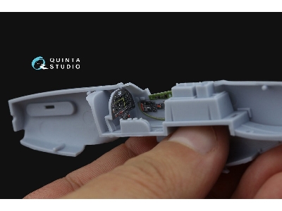 North American P-51 D Mustang Late - 3d-printed & Coloured Interior (For Airfix Kits) - zdjęcie 1
