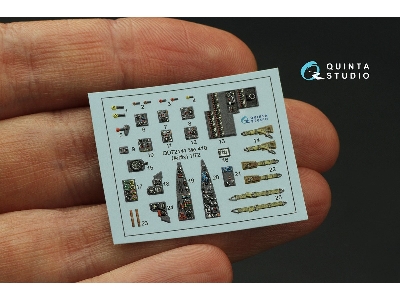 Messerschmitt Me-410 - 3d-printed & Coloured Interior (For Airfix Kits) - zdjęcie 3