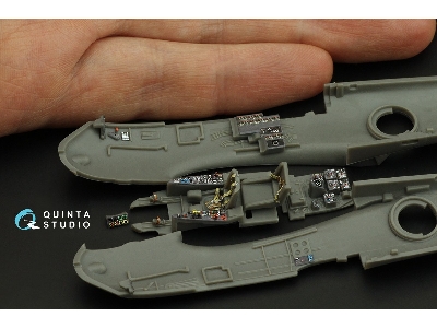 Messerschmitt Me-410 - 3d-printed & Coloured Interior (For Airfix Kits) - zdjęcie 9
