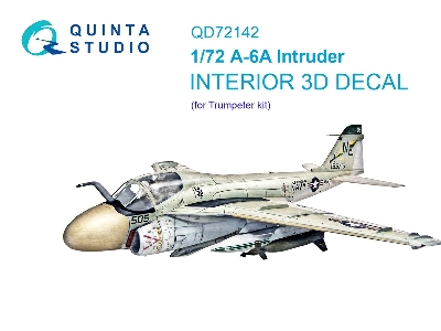 Grumman A-6 A Intruder - 3d-printed & Coloured Interior (For Trumpeter Kits) - zdjęcie 2