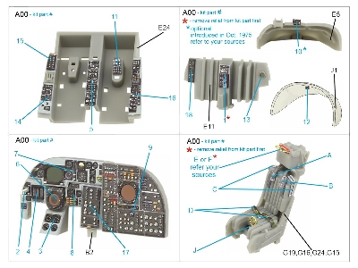 Grumman A-6 A Intruder - 3d-printed & Coloured Interior (For Trumpeter Kits) - zdjęcie 12