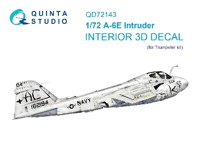 Grumman A-6 E Intruder - 3d-printed & Coloured Interior (For Trumpeter Kits) - zdjęcie 2