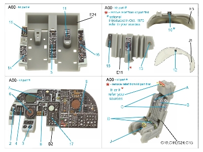 Grumman A-6 E Intruder - 3d-printed & Coloured Interior (For Trumpeter Kits) - zdjęcie 12