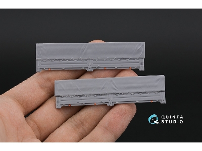 Kamaz-5350 - 3d-printed & Coloured Interior (For Zvezda Kits) - zdjęcie 10