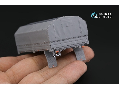 Kamaz-5350 - 3d-printed & Coloured Interior (For Zvezda Kits) - zdjęcie 11