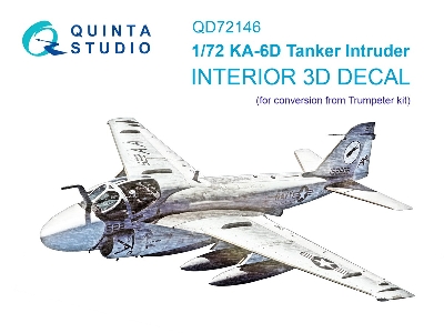 Grumman Ka-6 D Tanker Intruder - 3d-printed & Coloured Interior (For Trumpeter Kits) - zdjęcie 2