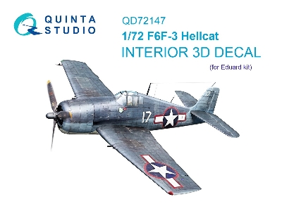 Grumman F6f-3 Hellcat - 3d-printed & Coloured Interior (For Eduard Kits) - zdjęcie 2