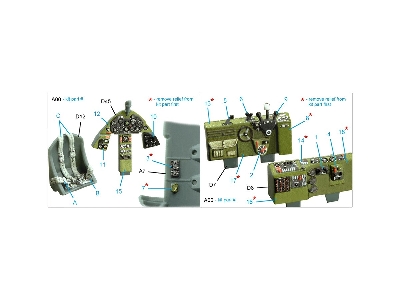 Grumman F6f-3 Hellcat - 3d-printed & Coloured Interior (For Eduard Kits) - zdjęcie 10