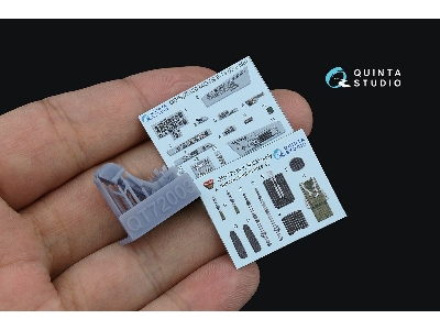 Mig-29 9-13 - Interior 3d Decal With 3d-printed Resin Parts (For Zvezda Kits) - zdjęcie 3