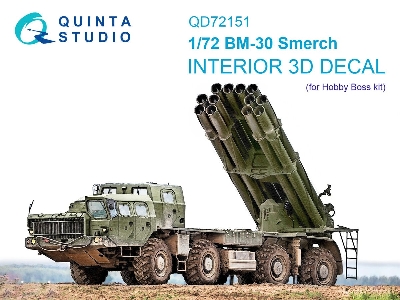 Bm-30 Smerch - 3d-printed & Coloured Interior (For Hobby Boss Kits) - zdjęcie 1