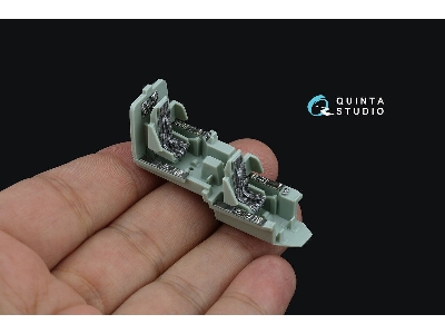 Ah-64 D Apache Early - Interior 3d Decal With 3d-printed Resin Parts (For Academy Kits) - zdjęcie 1