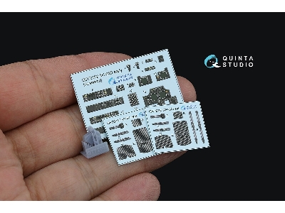 Ah-64 D Apache Early - Interior 3d Decal With 3d-printed Resin Parts (For Academy Kits) - zdjęcie 3