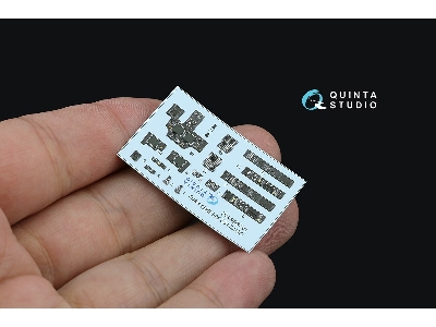 Ah-64 D Apache Early - Interior 3d Decal With 3d-printed Resin Parts (For Academy Kits) - zdjęcie 6