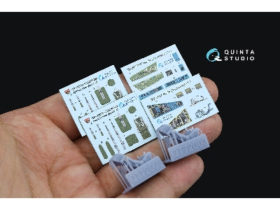 Sukhoi Su-34 - Interior 3d Decal With 3d-printed Parts (For Trumpeter Kits) - zdjęcie 3