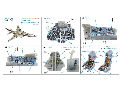 Sukhoi Su-17m3 - Interior 3d Decal With 3d-printed Parts (For Modelsvit Kits) - zdjęcie 12