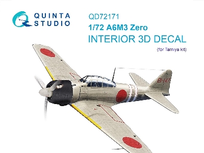 A6m3 Zero - 3d-printed & Coloured Interior (For Tamiya Kits) - zdjęcie 2
