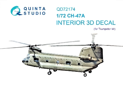 Boeing Ch-47 A - 3d-printed & Coloured Interior (For Trumpeter Kits) - zdjęcie 2