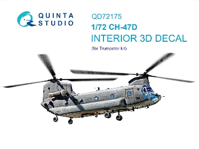 Boeing Ch-47 D - 3d-printed & Coloured Interior (For Trumpeter Kits) - zdjęcie 2
