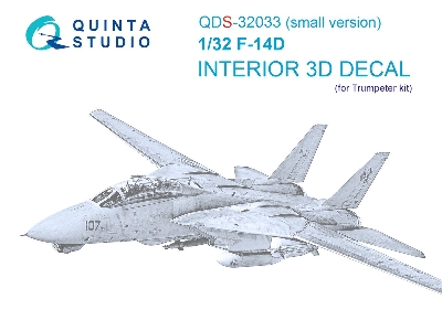 Grumman F-14 D Tomcat - 3d-printed & Coloured Interior Small Version (For Trumpeter Kits) - zdjęcie 2