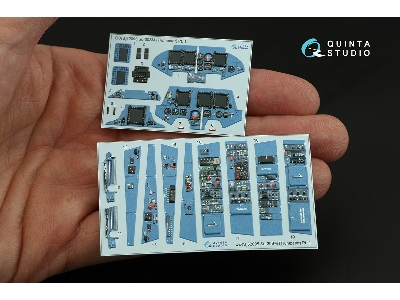 Sukhoi Su-30sm - 3d-printed & Coloured Interior Small Version (For Trumpeter Su-30mkk Kits) - zdjęcie 13