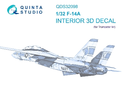 Grumman F-14 A Tomcat - 3d-printed & Coloured Interior Small Version (For Trumpeter Kits) - zdjęcie 2