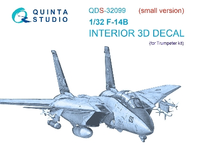 Grumman F-14 B Tomcat - 3d-printed & Coloured Interior Small Version (For Trumpeter Kits) - zdjęcie 2