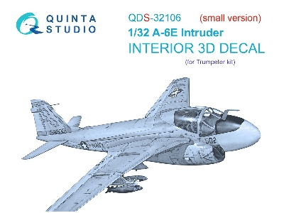 Grumman A-6 E Intruder - 3d-printed & Coloured Interior Small Version (For Trumpeter Kits) - zdjęcie 2