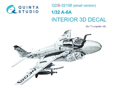 Grumman A-6 A Intruder - 3d-printed & Coloured Interior Small Version (For Trumpeter Kits) - zdjęcie 2