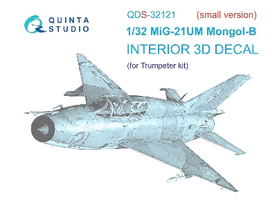 Mig-21 Um - 3d-printed & Coloured Interior Small Version (For Trumpeter Kits) - zdjęcie 2