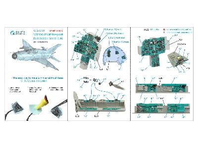 Mig-21 Um - 3d-printed & Coloured Interior Small Version (For Trumpeter Kits) - zdjęcie 3