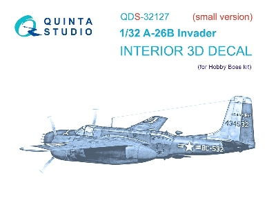 Douglas A-26 B Invader - 3d-printed & Coloured Interior Small Version (For Hobby Boss Kits) - zdjęcie 2