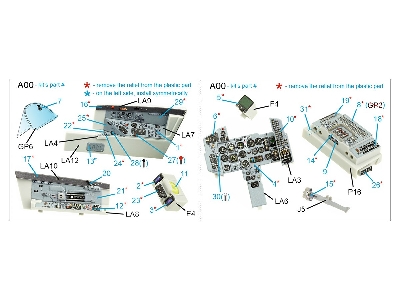 Mig-29 9-13 Fulcrum C - 3d-printed & Coloured Interior Small Version (For Trumpeter Kits) - zdjęcie 3