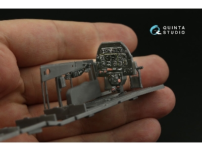 North American P-51 D Mustang - 3d-printed & Coloured Interior Small Version (For Zoukei Mura Kits) - zdjęcie 1