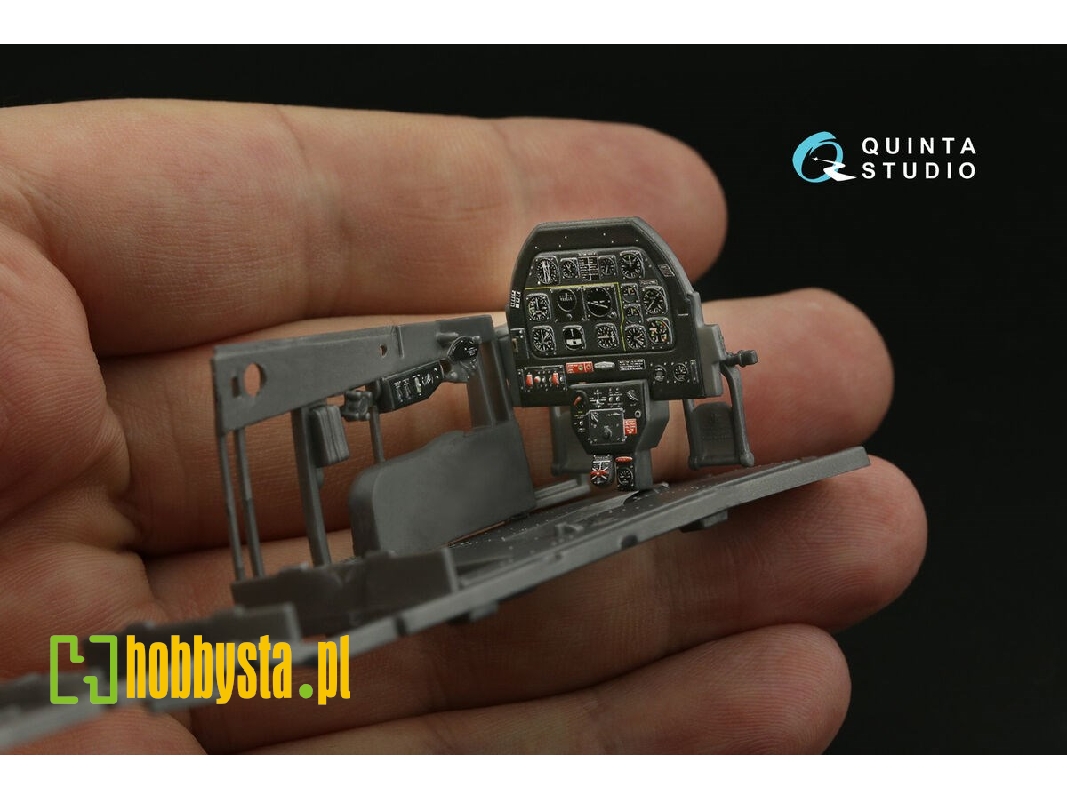 North American P-51 D Mustang - 3d-printed & Coloured Interior Small Version (For Zoukei Mura Kits) - zdjęcie 1