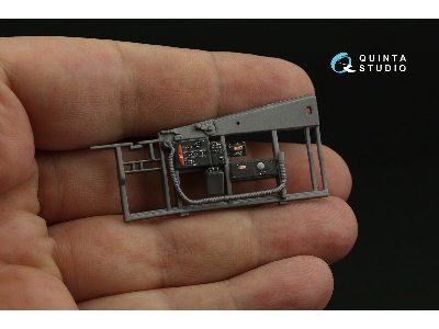 North American P-51 D Mustang - 3d-printed & Coloured Interior Small Version (For Zoukei Mura Kits) - zdjęcie 7